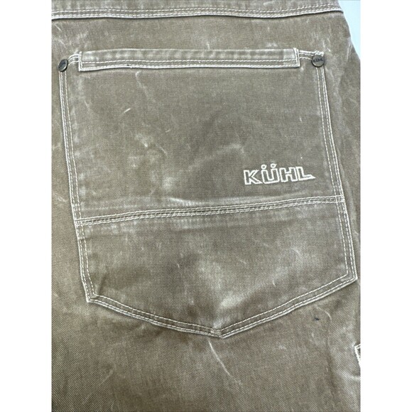 Kuhl Mens Pants Gray 38X30 Crag Vintage Patina Dye Distressed Casual Brown - Picture 4 of 14
